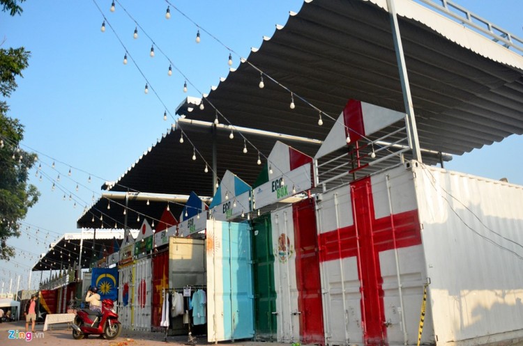 khu cho lam tu thung container hinh anh 1
