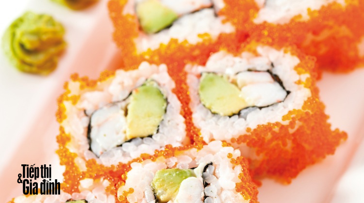sushi cuon California hinh anh 1