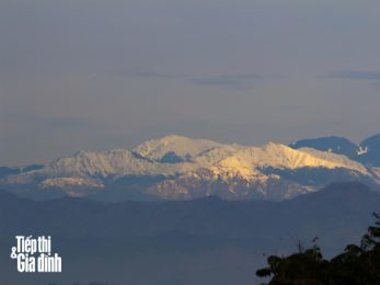 không khí bớt ô nhiễm dãy himalaya